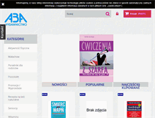 Tablet Screenshot of oficynaaba.pl